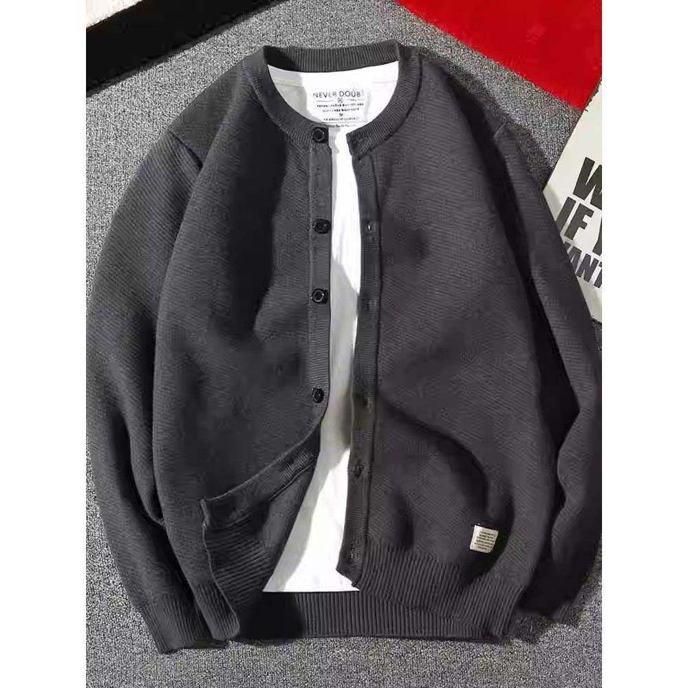 GM新潮 棒球领针织开衫外套男士加厚舒适韩版大码毛衣夹克上衣潮,淘宝优惠券,粉丝福利购,淘宝优惠卷