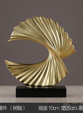 正品现代术摆件视八方来财家居客厅酒艺柜电柜办公轻奢高档装室饰