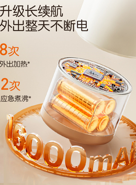 九阳便携调奶器无线外出冲奶泡奶