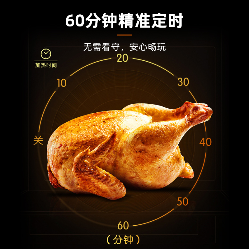 九阳官方旗舰店九阳烤箱J95电烤箱家用小型多功能迷你32升大容量全自动烘焙官网3