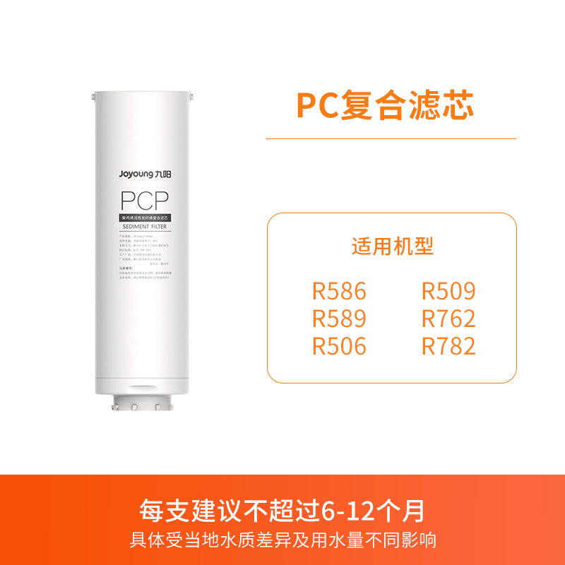 九阳净水器原装滤芯PP棉活性炭前置后置RO反渗透R500/R580/R506 - 图0