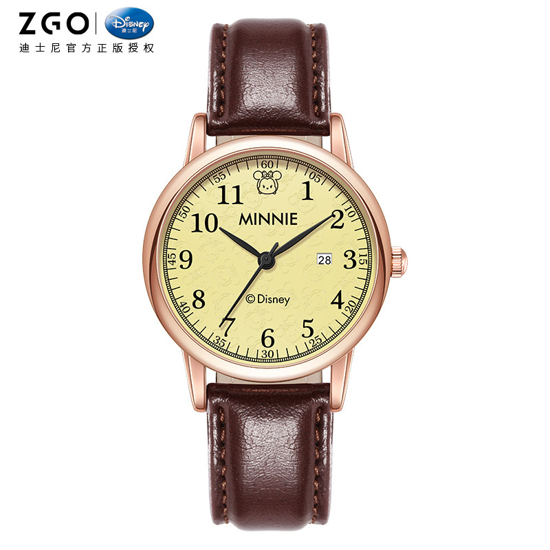 迪士尼女极简风小表盘ins正品手表 刀锋手表国产腕表