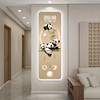 Cream style panda living room grille decoration painting