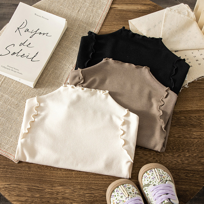 女童加绒打底衫秋冬季2025新款女孩纯色儿童内搭t宝宝纯棉长袖t恤,淘宝优惠券,粉丝福利购,淘宝优惠卷