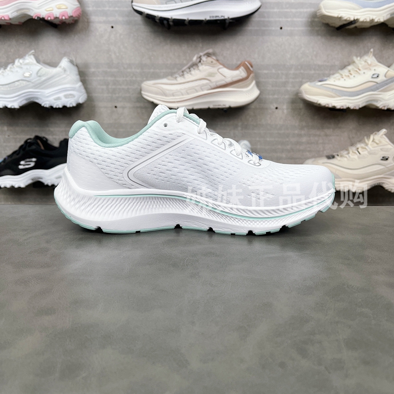 SKECHERS斯凯奇女鞋2024春季新款休闲跑步透气运动鞋128607