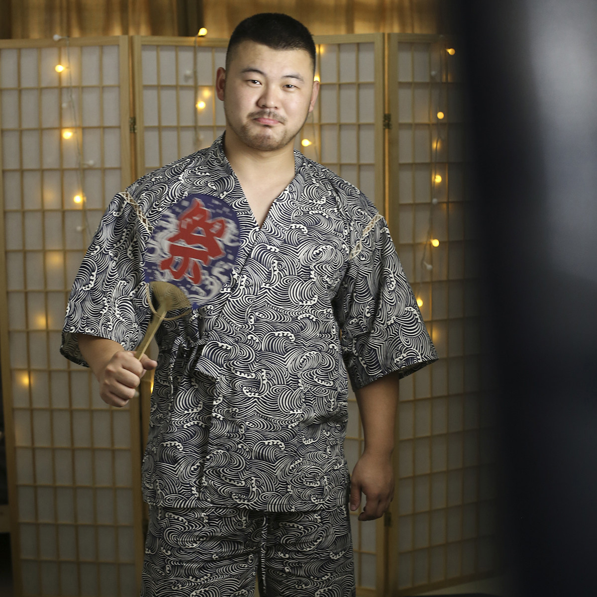 熊熊便利店日本和服甚平男浴衣日系U熊壮熊胖熊和风家居服熊圈夏_虎窝淘