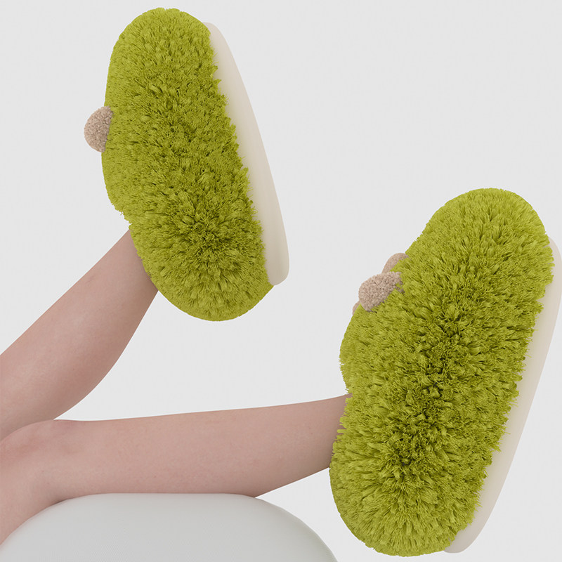 暖绒毛毛拖鞋女冬季可爱加绒2022新款室内居家用冬天棉拖鞋女包跟,淘宝优惠券,粉丝福利购,淘宝优惠卷