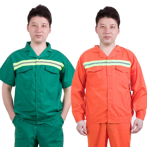 Летние искусственные тонкие нарукавники для работы, оранжевый комплект, короткий рукав