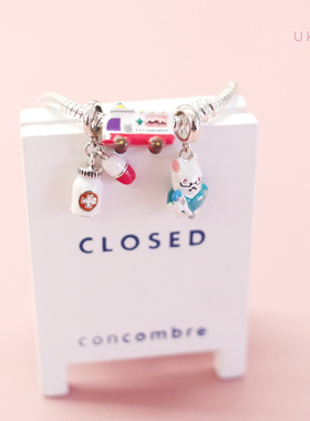 有看医护系列925银卡通串珠