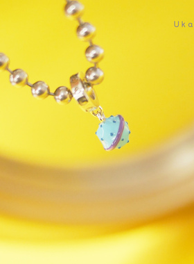 卡通纯银彩色星球串珠手链