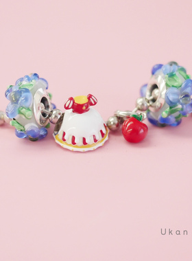 小众日韩风多彩公主裙散珠手链