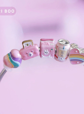 可爱卡通beads串珠手链手镯