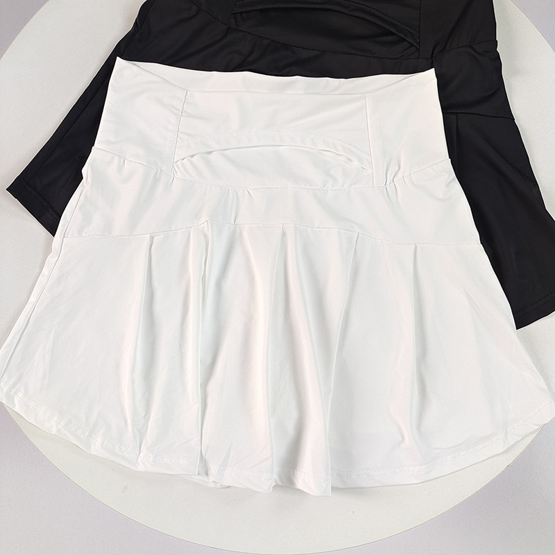 凉感冰丝健身短裙女速干跑步防走光口袋防晒高腰显瘦瑜伽网球裙裤,淘宝优惠券,粉丝福利购,淘宝优惠卷