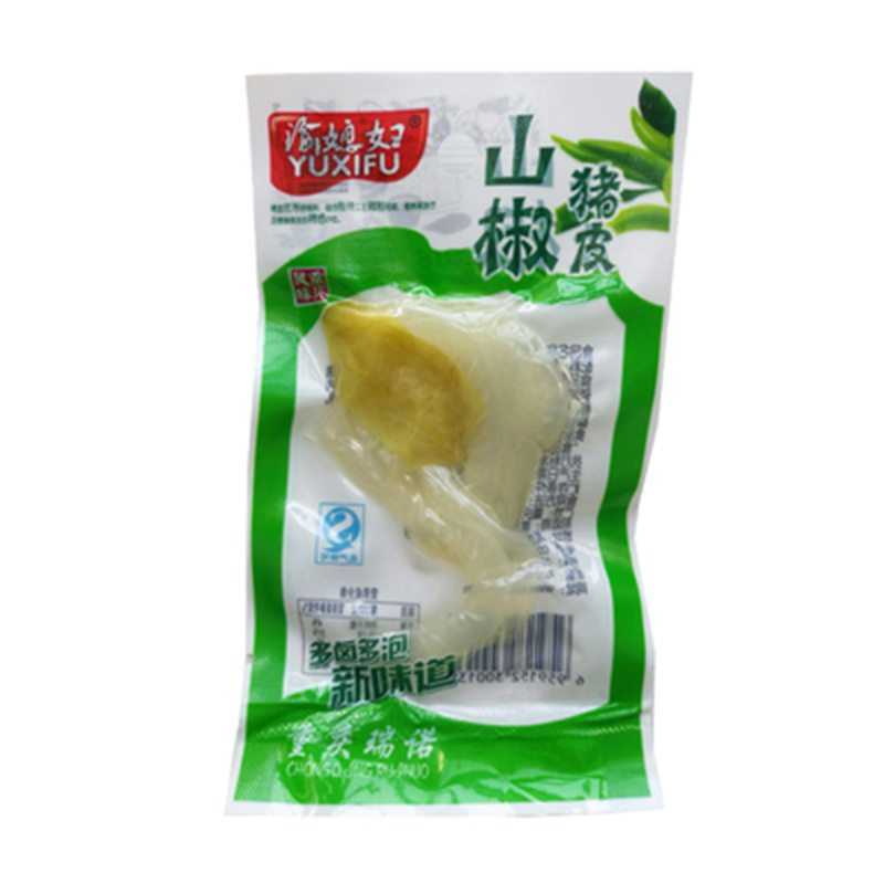 渝媳妇山椒猪皮30g袋重庆特产泡椒味酸辣水晶肉皮零食小吃小包装 - 图3