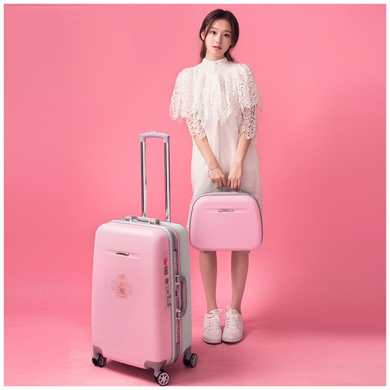 姿旅迷你手提箱女14寸小旅行化妆包 姿旅旅行箱