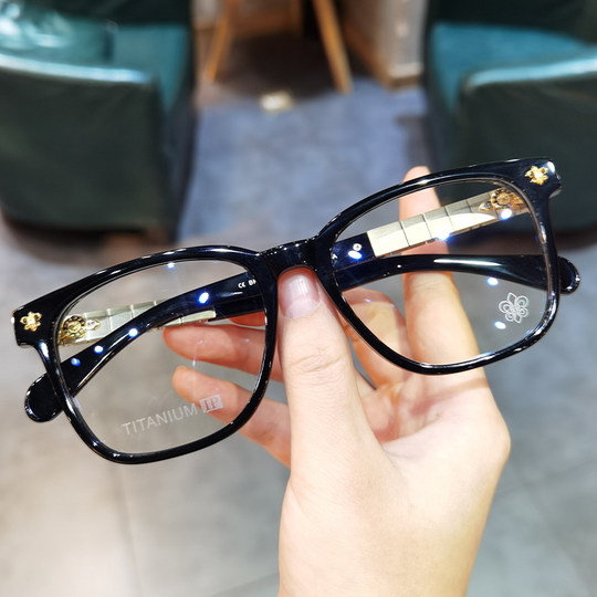 简丹萝心新款大框大脸近视眼镜框男女潮复古板材防蓝光护目镜