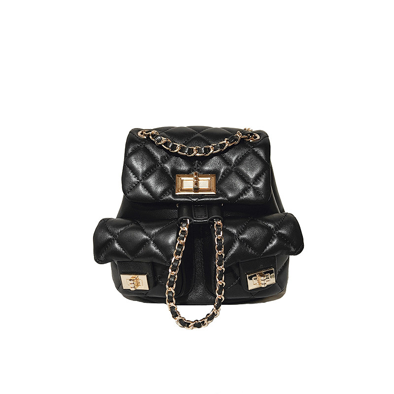 Super mini small fragrant duma leather backpack