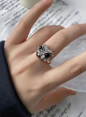 甜美多巴胺彩色戒指女百搭小众个性气质高级感指环精致清新手饰潮