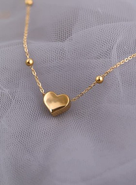 2023新款玻珠爱心小众设计手链女韩网红简约性感个性小清新学生