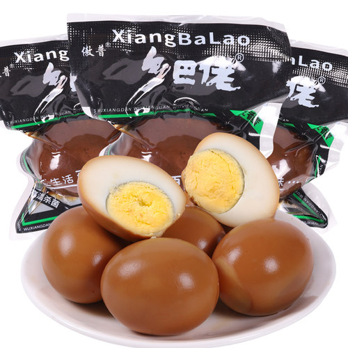 正宗乡巴佬卤蛋五香鸡蛋卤蛋乡吧佬开袋即食整箱休闲食品零食小吃 - 图1