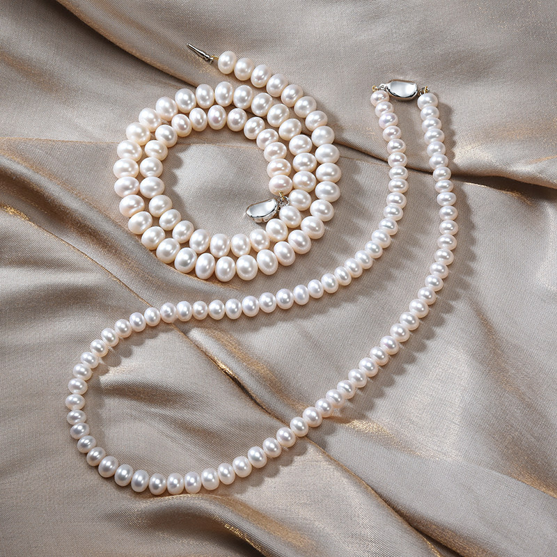 母亲节礼物天然淡水珍珠925款项链 何先生 原创设计师珍珠饰品项链