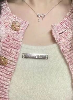 蝶梦灵动蝴蝶结项链女款ins轻奢小众高级感锁骨链送闺蜜女朋友礼