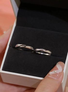 小众ins为爱加冕莫比乌斯侣戒指