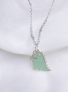 呆萌风ins百搭情侣生日礼物吊坠