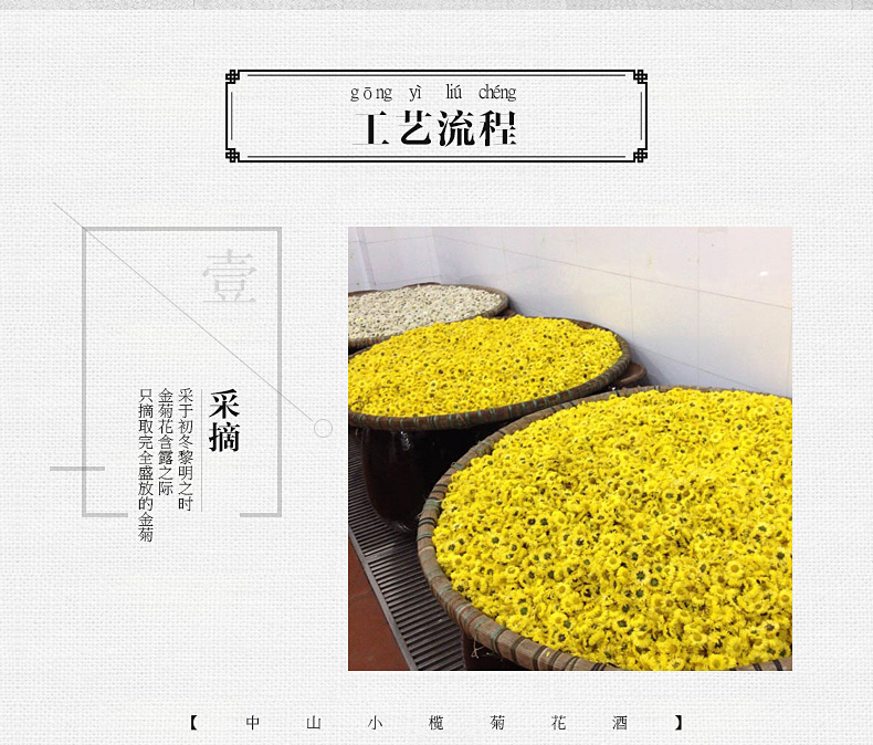 世博园竞赛获奖作品陈年珍藏38度菊花酒特色菊城手信过节送礼 - 图2