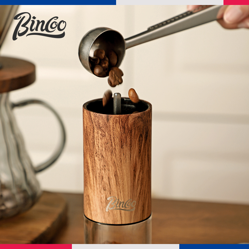 Bincoo手摇磨豆机咖啡豆研磨器手动咖啡机小型家用便携磨粉机套装 - 图2
