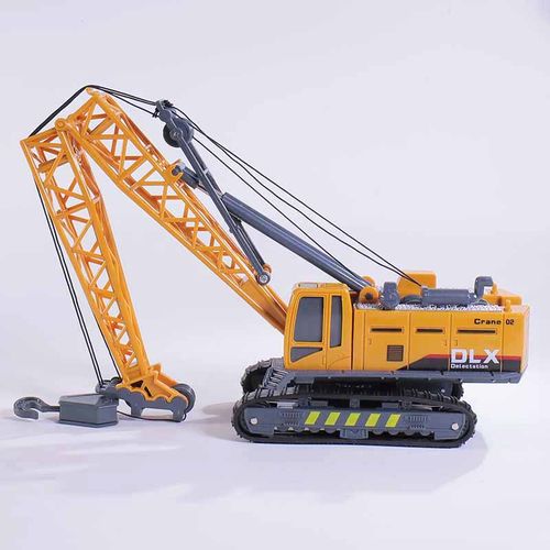 仿真大吊车玩具工程车模型儿童宝宝履带重型起重机可升降吊机车 - 图2