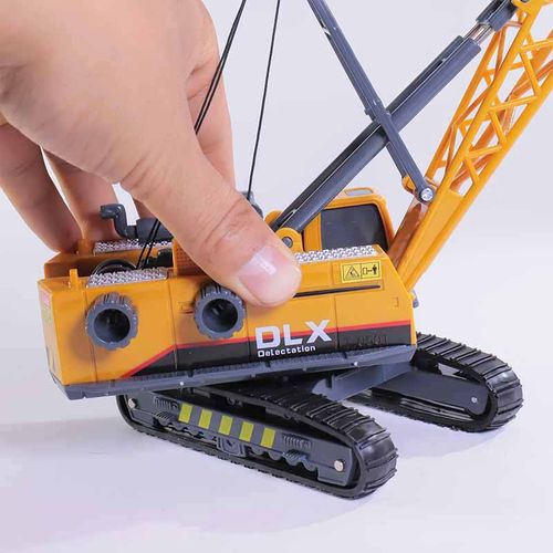 仿真大吊车玩具工程车模型儿童宝宝履带重型起重机可升降吊机车 - 图1