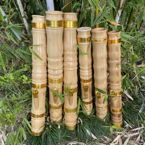 Юньнань восемнадцать восемнадцати элементов Высококладистые золотые бамбуковые кальян большой