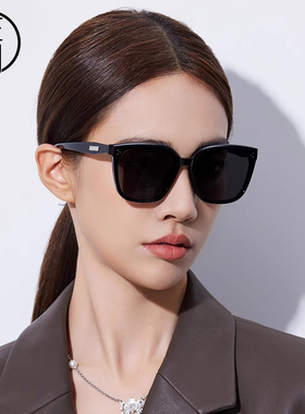 佐川时尚方框深绿色墨镜2025新款