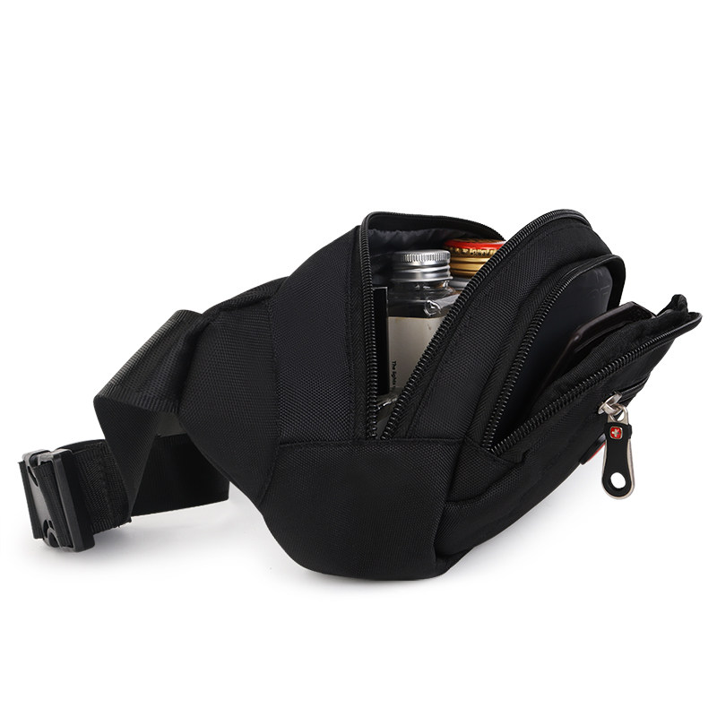 运动跑步手机女腰包 十字勋章男士包袋