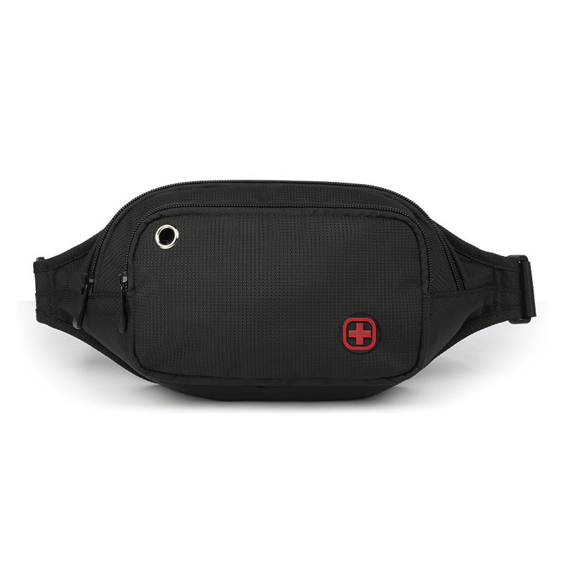 运动跑步手机女腰包 十字勋章男士包袋