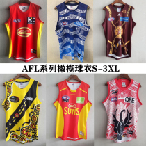 Australian style AFL series white swanky vest sleeveless rugby clothes resistant to ripping jersey man RugbyJersey