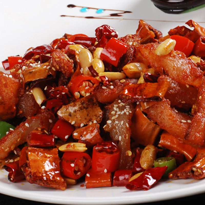 满川红香脆椒310gx10袋 整箱 麻辣香脆 香脆椒好餐饮酒店大包装 - 图1