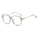 GM see-through gray glasses frame looks slimmer without makeup and can be matched with prescription