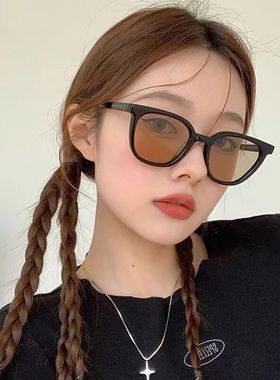 gm墨镜夏季海边防晒新款潮黄色