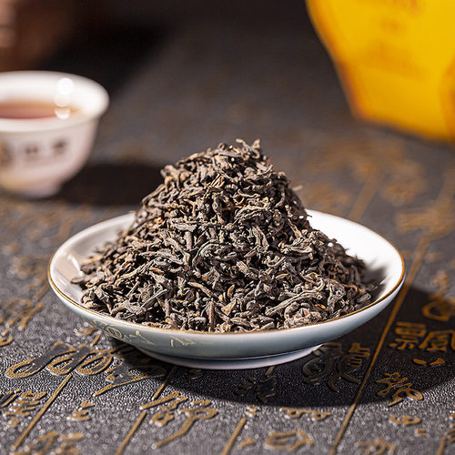 中茶 梧州窖藏六堡茶1188黑茶散茶萝装250g 中粮茶叶 - 图1
