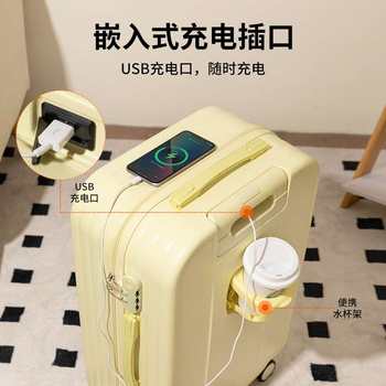 Samsonite suitcase ຂອງແມ່ຍິງ trolley 20-inch ຂະຫນາດນ້ອຍໃຫມ່ຂອງນັກສຶກສາຜູ້ຊາຍ 24-inch ທີ່ເຂັ້ມແຂງແລະທົນທານລະຫັດຜ່ານການເດີນທາງເຂົ້າສູ່ລະບົບ