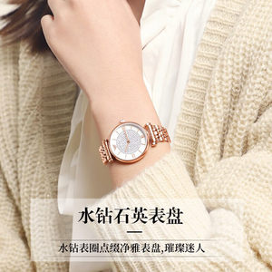 【礼遇季】阿玛尼手表女正品镶钻满天星时尚石英表AR11244礼物