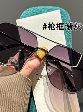 飞行员式双梁男士偏光墨镜