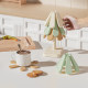 Tree-shaped heat insulation pad dining table pad silicone anti-scalding pad pot pad high temperature resistant household high-quality placemat coaster bowl pad