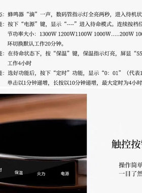 友茗堂电陶炉家用煮茶炉茶道铁壶