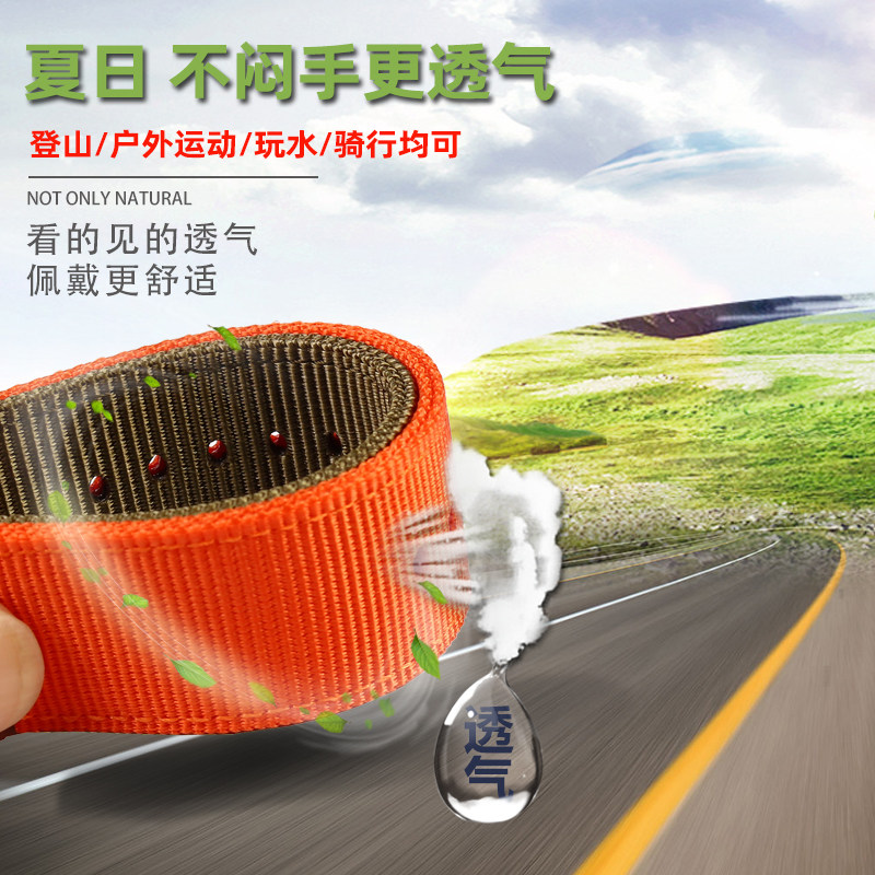 适配casio小钢炮男改装尼龙手表带 靓美莱配件