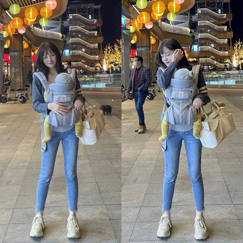 breeze婴儿背带前后两用前抱式初新生二月狗宝宝抱娃神器ergo腰凳,淘宝优惠券,粉丝福利购,淘宝优惠卷