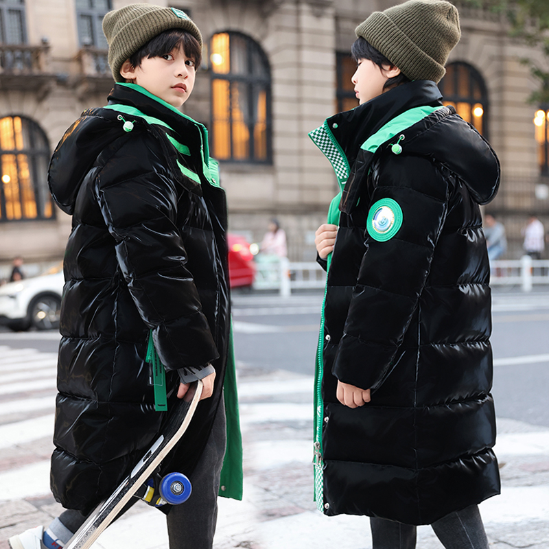 男童长款羽绒服过膝2025新款加厚中大童免洗洋气儿童冬季防寒外套,淘宝优惠券,粉丝福利购,淘宝优惠卷