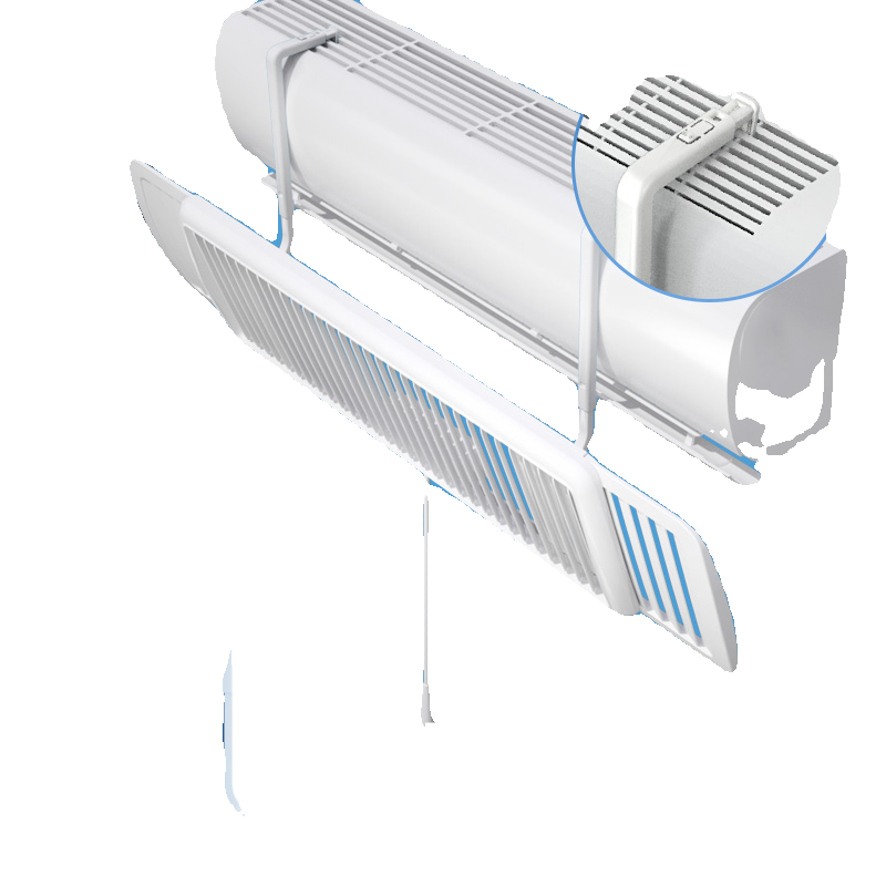 空调挡风板防直吹遮风板冷气出风口档板遮导风罩壁挂式通用免安装 - 图3